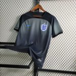 23-24 England Kit Black Jersey (Fans Version) Football Shirt - Image 3