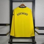 23-24 Borussia Dortmund Home Kit Full Sleeve Jersey (Fans Version) Football Shirt - Image 2