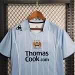 07-08 Manchester City Home Kit Retro Jersey Shirt Size S-XXL - Image 3