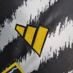 23-24 Juventus Home Kit Full Sleeve Jersey (Fans Version) Football Shirt - Image 4