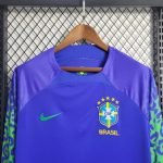 Brazil Away Kit Full Sleeve (Fans Version) World Cup Football Shirt - Image 5