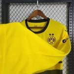 23-24 Borussia Dortmund Home Kit Full Sleeve Jersey (Fans Version) Football Shirt - Image 6