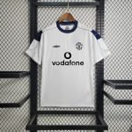 99-00 Retro Manchester United Jersey Away Football Shirt S-XXL