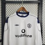 99-00 Retro Manchester United Away Jersey Full Sleeve Football Shirt S-XXL - Image 4