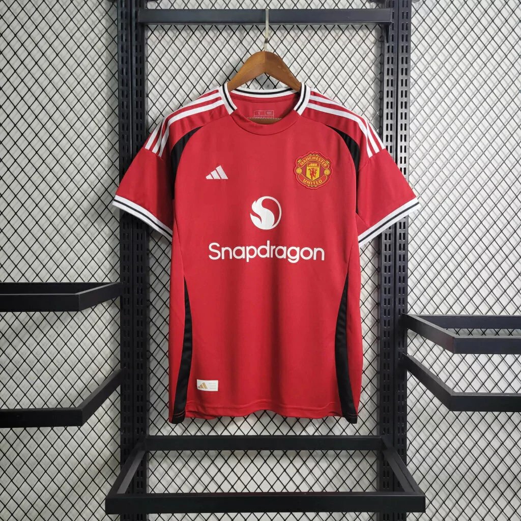 empty-placeholder.webp 24-25 Manchester United Home Kit Jersey (Fans Version) Football Shirt - Image 1