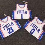 Philadelphia 76ers Joel Embiid #21 White 22/23 Swingman Jersey - Association Edition - Image 3