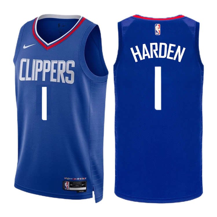 0169925103356c807d6MensLAClippersJamesHarden1NikeRoyal202223SwingmanJerseyIconEditionMineJerseys Los Angeles Clippers James Harden #1 Royal 2022/23 Swingman Jersey - Icon Edition - Image 1