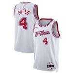 Houston Rockets Jalen Green #4 White 2023/24 Swingman Jersey - City Edition