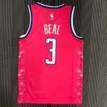 Washington Wizards Bradley Beal #3 Pink 2022/23 Swingman Jersey - City Edition - Image 5