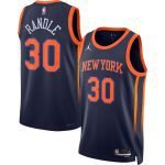New York Knicks Julius Randle #30 Jordan Brand Navy 2022/23 Swingman Jersey - Statement Edition