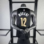 Memphis Grizzlies Ja Morant #12 Black 2023/24 Swingman Jersey - City Edition - Image 7