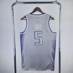 Sacramento Kings De'Aaron Fox #5 Anthracite 2022/23 Swingman Jersey - City Edition - Image 3