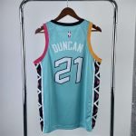 San Antonio Spurs Victor Wembanyama #1 Green 2022/23 Swingman Jersey-City Edition - Image 13
