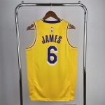 Los Angeles Lakers LeBron James #23 Gold 2022/23 Swingman Jersey - Icon Edition - Image 2