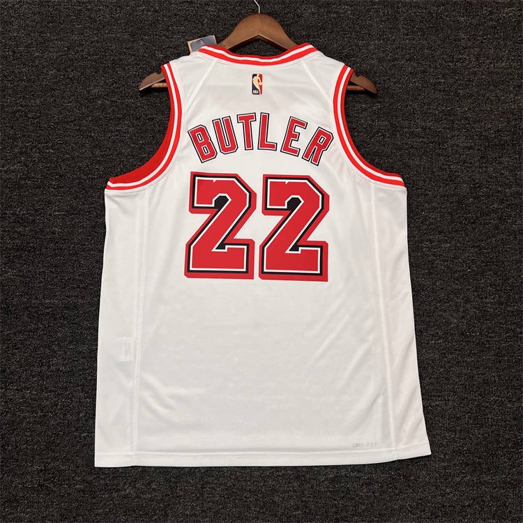 37128f95 Miami Heat Jimmy Butler #22 White 22/23 Swingman Jersey - Classic Edition - Image 4
