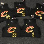 Cleveland Cavaliers Evan Mobley #4 Jordan Brand Black 2022/23 Swingman Jersey - Statement Edition - Image 3