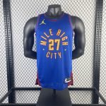 Denver Nuggets Nikola Jokic #15 Jordan Brand Blue 2022/23 Swingman Jersey - Statement Edition - Image 6
