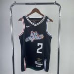 Los Angeles Clippers Kawhi Leonard #2 Black 2022/23 Swingman Jersey - City Edition - Image 4
