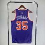 Phoenix Suns Kevin Durant #35 Purple 22/23 Swingman Jersey - Icon Edition - Image 3
