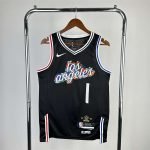Los Angeles Clippers Kawhi Leonard #2 Black 2022/23 Swingman Jersey - City Edition - Image 2