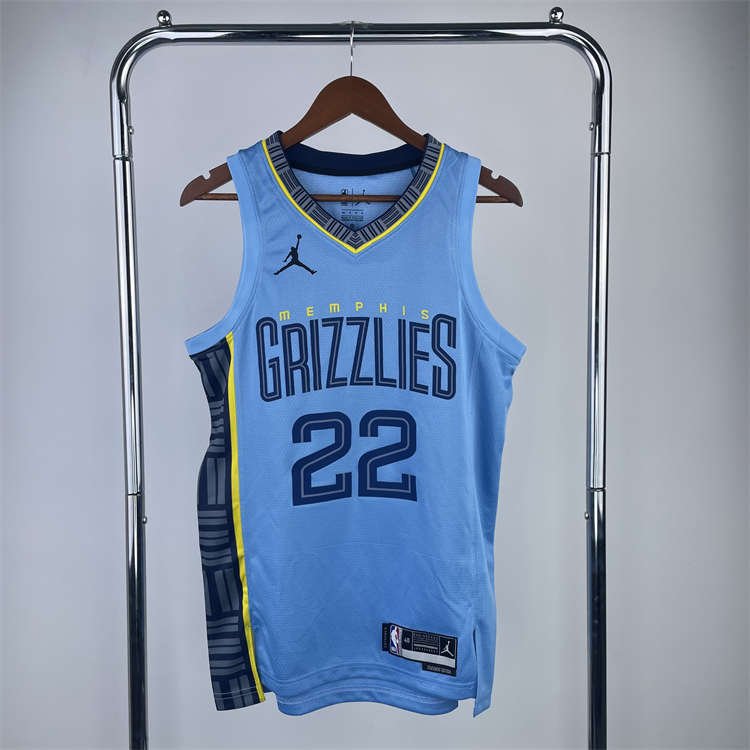 62bd1ed1 Memphis Grizzlies Ja Morant #12 Jordan Brand Light Blue 2022/23 Swingman Jersey - Statement Edition - Image 6
