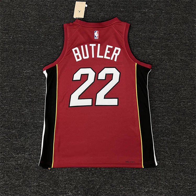 64ad810e Miami Heat Jimmy Butler #22 Jordan Brand Red 2022/23 Swingman Jersey - Statement Edition - Image 5