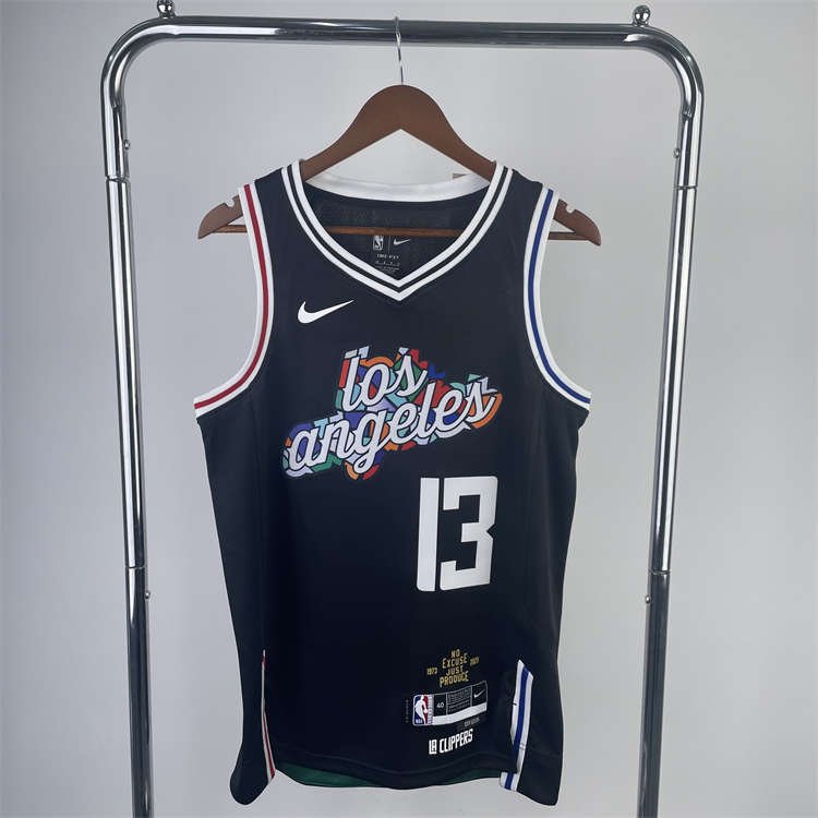 66b3bdd1 Los Angeles Clippers Kawhi Leonard #2 Black 2022/23 Swingman Jersey - City Edition - Image 7