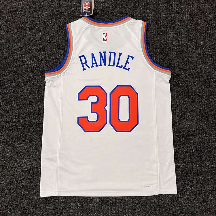 6f738038 New York Knicks Jalen Brunson #11 White 2022/23 Swingman Jersey - Association Edition - Image 9