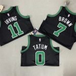 Boston Celtics Jayson Tatum #0 Jordan Black 2022/23 Statement Edition Swingman Jersey - Image 3
