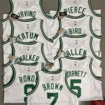 Boston Celtics Jayson Tatum #0 White 2022/23 Swingman Jersey - Association Edition - Image 3