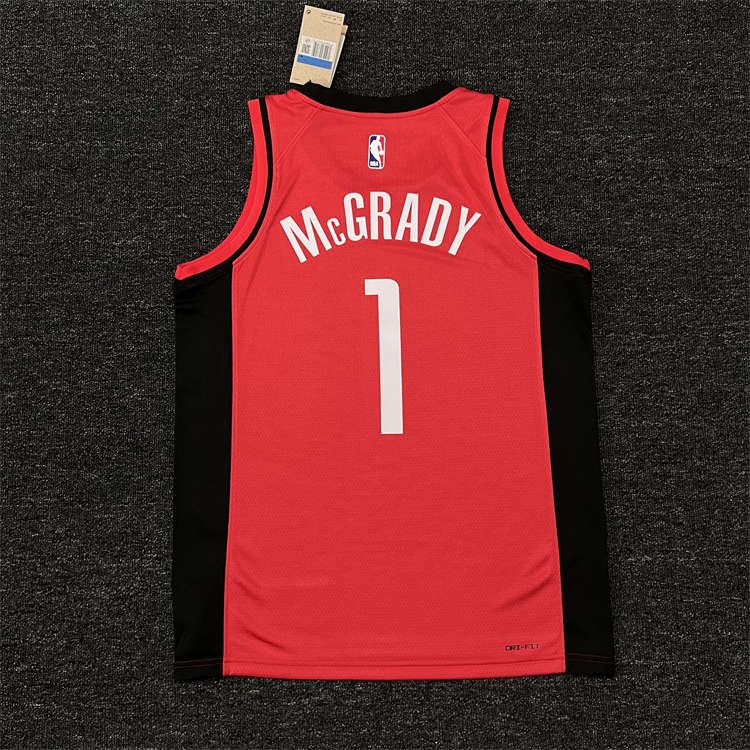 7e2e4ead Houston Rockets Jalen Green #4 Red 2022/23 Swingman Jersey - Icon Edition - Image 5