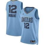 Memphis Grizzlies Ja Morant #12 Jordan Brand Light Blue 2022/23 Swingman Jersey - Statement Edition