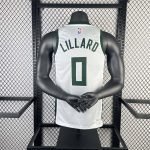 Milwaukee Bucks Giannis Antetokounmpo #34 White 2022/23 Swingman Jersey - Association Edition - Image 3