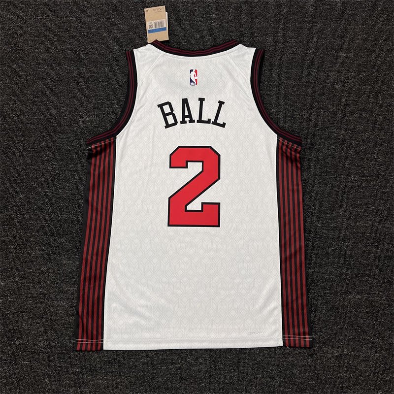 8f1dfe58 Chicago Bulls DeMar DeRozan #11 White 2022/23 Swingman Jersey - City Edition - Image 6