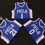 Philadelphia 76ers Joel Embiid #21 Royal 2022/23 Swingman Jersey - Icon Edition - Image 2