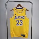 Los Angeles Lakers LeBron James #23 Gold 2022/23 Swingman Jersey - Icon Edition - Image 5