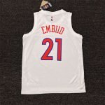 Philadelphia 76ers Joel Embiid #21 White 2022/23 Swingman Jersey - City Edition - Image 10