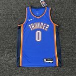 Oklahoma City Thunder Josh Giddey #3 Blue 2022/23 Swingman Jersey - Icon Edition - Image 2