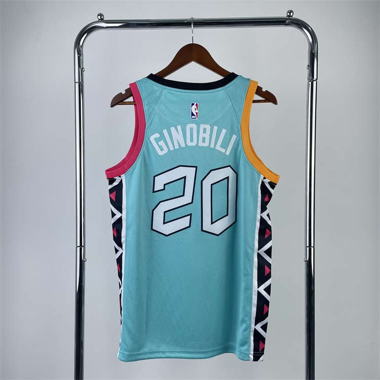ace162ac San Antonio Spurs Victor Wembanyama #1 Green 2022/23 Swingman Jersey-City Edition - Image 12