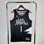 Los Angeles Clippers Kawhi Leonard #2 Jordan Brand Black 2022/23 Statement Edition Swingman Jersey - Image 2