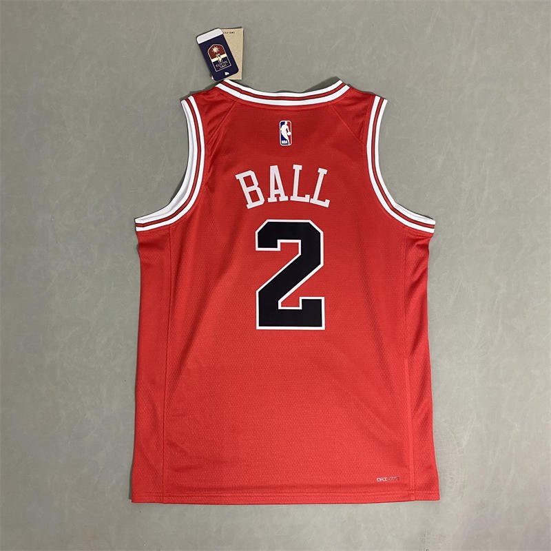 b28aee2b Chicago Bulls DeMar DeRozan #11 Red 2022/23 Swingman Jersey - Icon Edition - Image 4