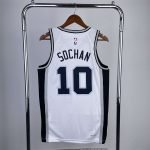 San Antonio Spurs Victor Wembanyama #1 White 2022/23 Swingman Jersey-Association Edition - Image 5
