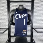 Los Angeles Clippers James Harden #1 Navy 2023/24 Swingman Jersey - City Edition - Image 2