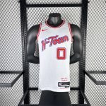 Houston Rockets Jalen Green #4 White 2023/24 Swingman Jersey - City Edition - Image 2