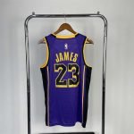 Los Angeles Lakers LeBron James #23 Purple 2022/23 Swingman Jersey-Statement Edition - Image 9