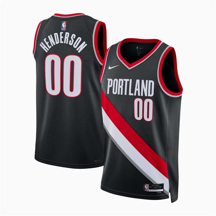 ea3d46be Portland Trail Blazers Damian Lillard #0 Black 2022/23 Swingman Jersey - Icon Edition - Image 1