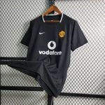 03-04 Retro Manchester United Away Kit Jersey Football Shirt S-XXL - Image 2