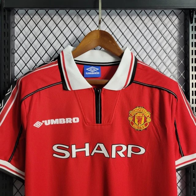 empty-placeholder.webp (2) 98-99 Retro Manchester United Kit Jersey Football Shirt S-XXL - Image 3