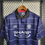 99-90 Retro Manchester United Away Kit Jersey Football Shirt S-XXL - Image 4
