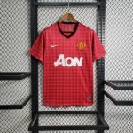 12-13 Retro Manchester United Home Kit Jersey Football Shirt S-XXL